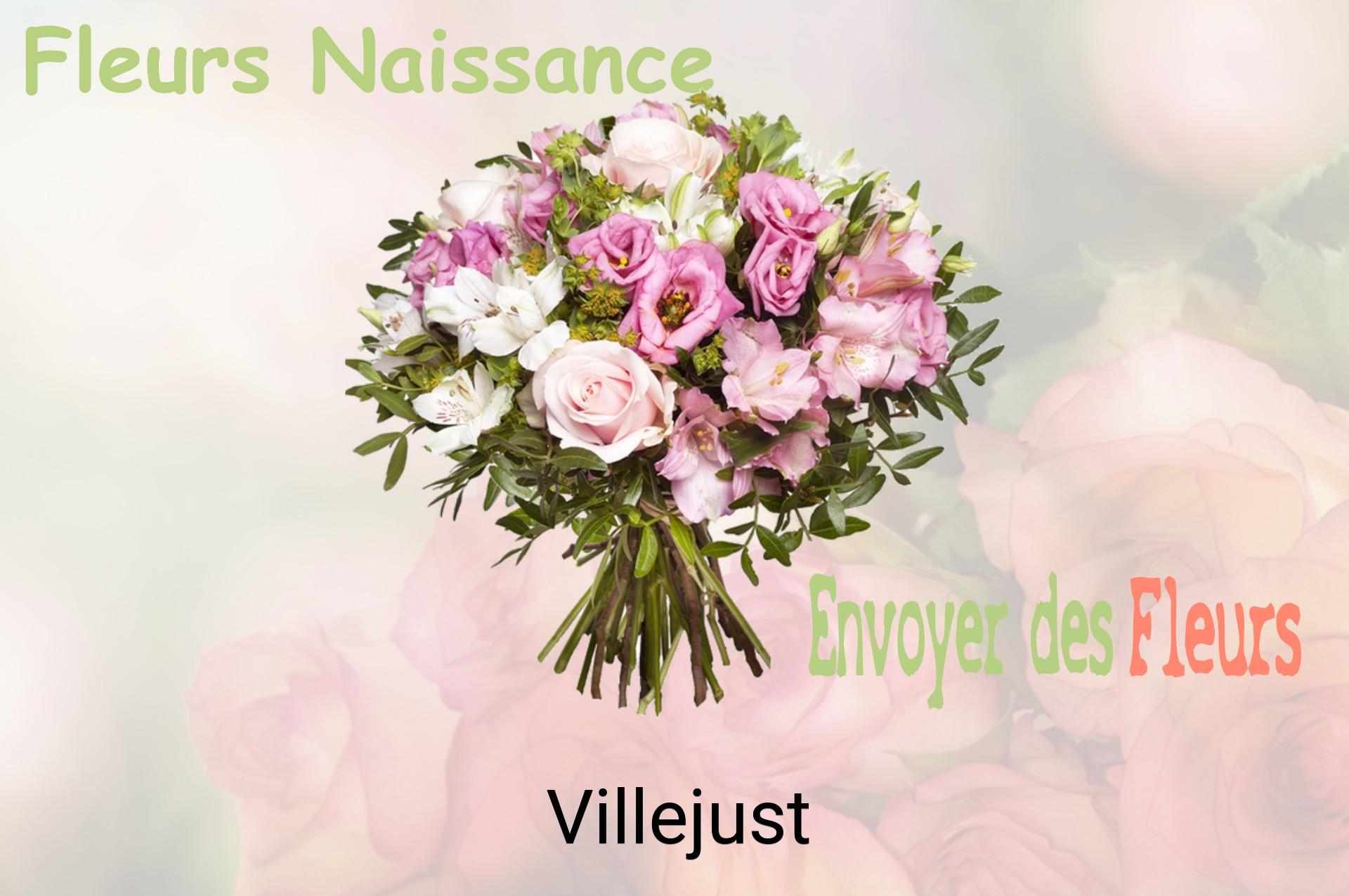 Bouquet de fleurs de naissance livré à Villejust