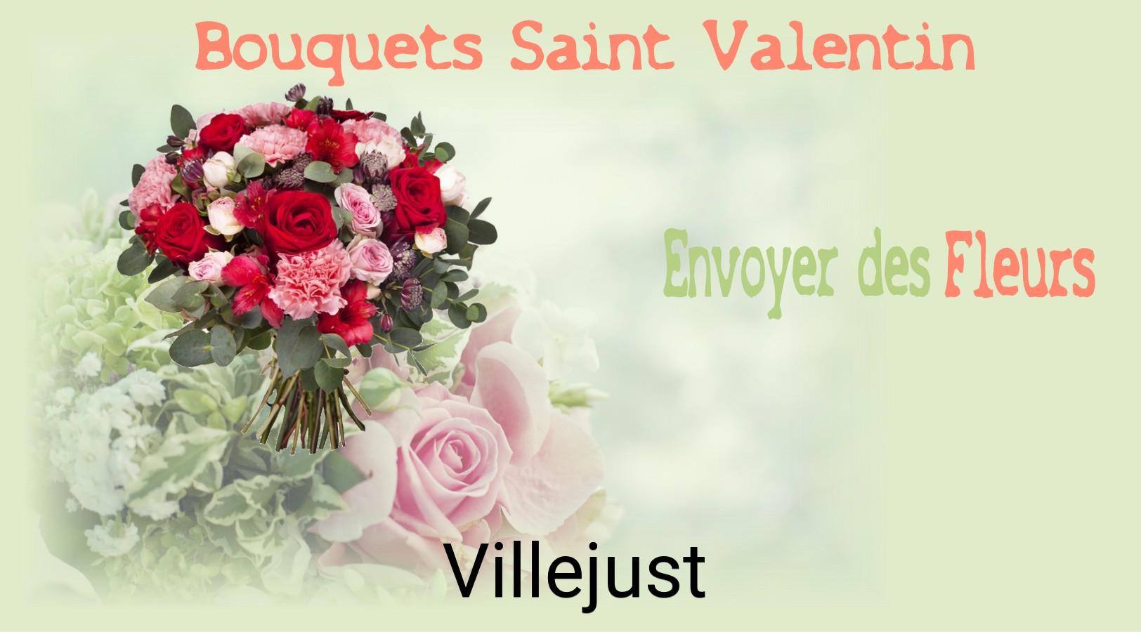 Roses de Saint-Valentin livrées à Villejust
